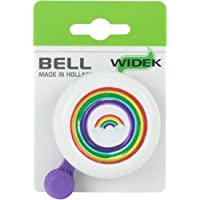 Widek HW2060 Timbre de Bicicleta Infantil Arco Iris- niña- Blanco- Talla única